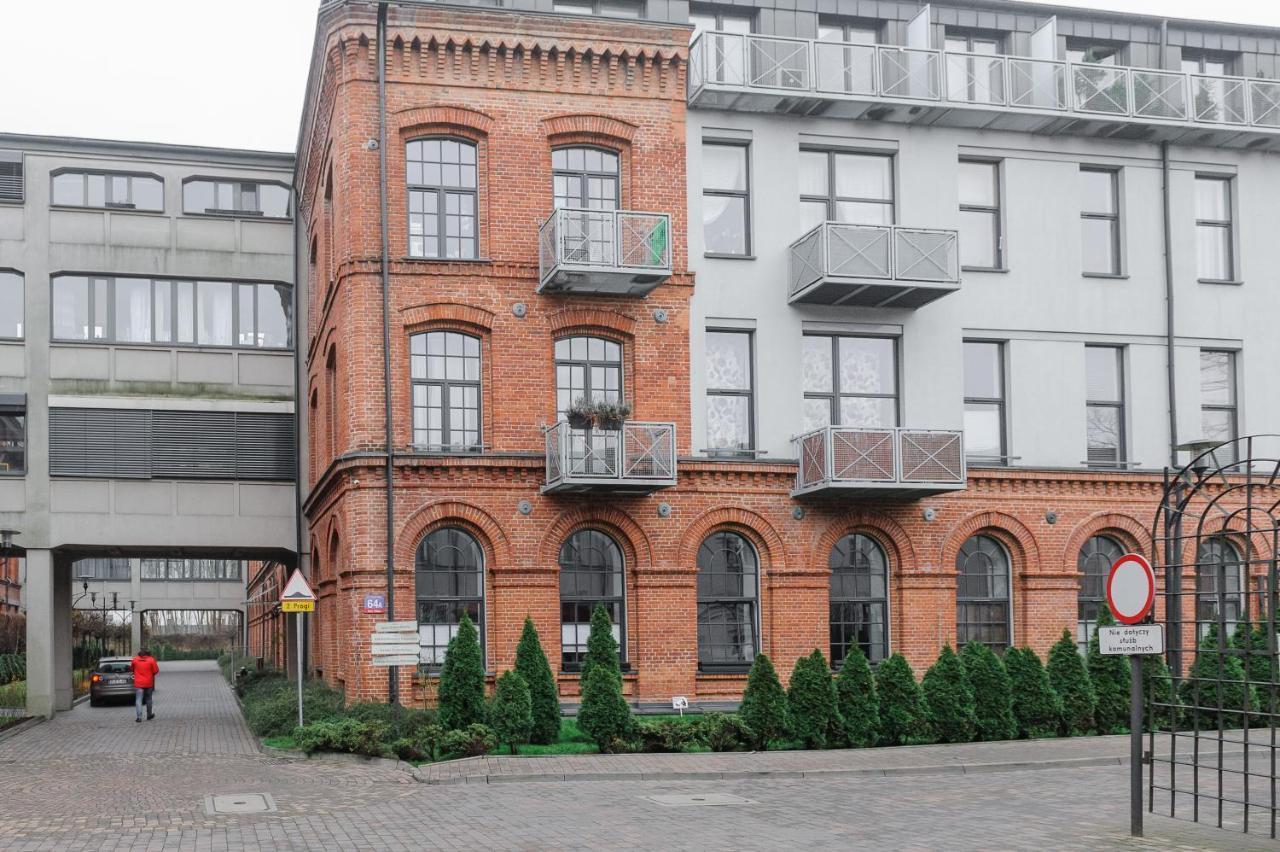 Ferienwohnung Charming Two-Story Loft In Tobaco Park Łódź Exterior foto